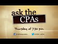 Ask The Specialists - CPAs - November 15th, 7:30 p.m