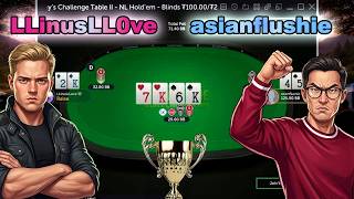 Linus vs. Flushie 100/200 Heads Up WAR (Cards Up Highlights)