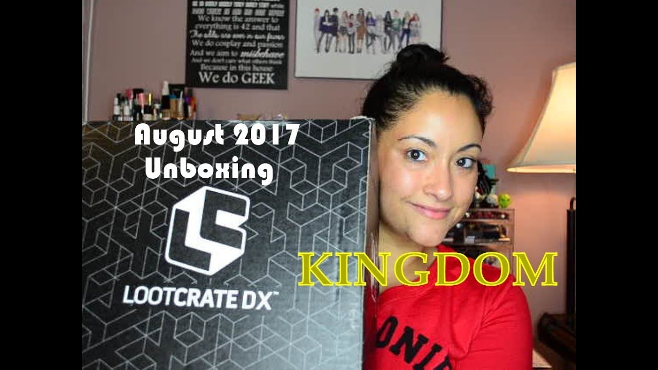 August 2017 Lootcrate DX Unboxing (Kingdom)
