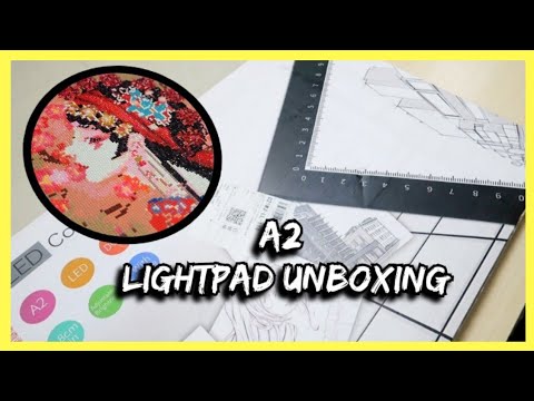 A2 Lightpad Unboxing  Lightpad For Diamond Art Painting 