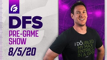 MLB FANDUEL & DRAFTKINGS DFS PICKS AND REVIEW 8-5-20 - DFS PRE-GAME SHOW