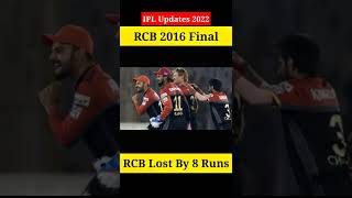 RCB 2016 Final Lost By 8 Runs | SRH Won Title | screenshot 2