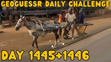 Horse! Geoguessr daily challenge day 1445+1446!