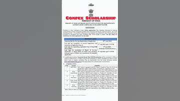 Compex Scholarship Scheme 2024-25 open Online applications from Nepalese#scholarship #indianembassy