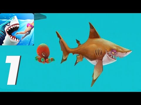 Hungry Shark World Gameplay Walkthrough Part 1 Blacktip Reef Shark IOS Android
