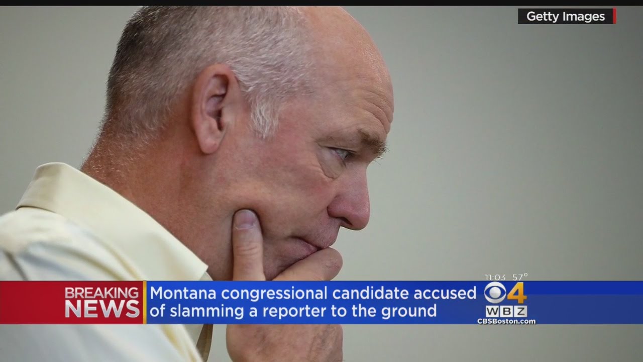 Montana Congressional Candidate Accused Of Slamming Reporter - YouTube
