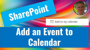 How to Add a SharePoint Event to Your Calendar in Outlook?