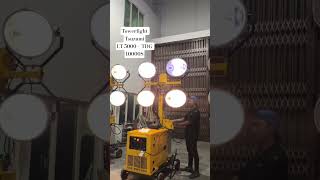 Pengetesan Towerlight Tsuzumi LT 5000 + Genset TDG 10000S, Yuk Hubungi 087801030101
