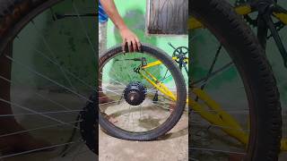 electric cycle making #electriccycle #experiment #diy #ebike #modified
