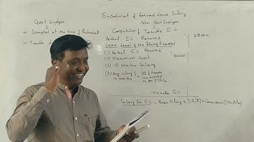 Income Tax 1 - A.Y 2022-23 - Encashment of Leave Salary - PART 3 - Problem No. 2