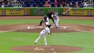 PHI@MIA: Franco doubles to put Phillies on board