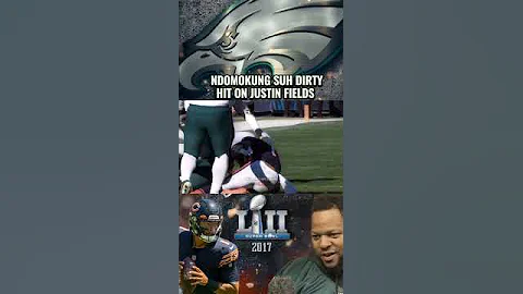Ndomokung Suh Dirty Hit On Justin Fields #shorts