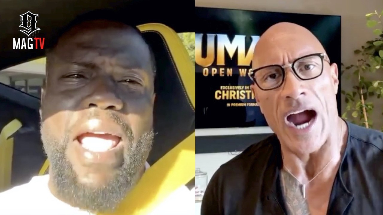 BOMBSHELL MOVIE TEASE: Kevin Hart And The Rock Spark Wild Jumanji 3 Buzz Before Things Get Hilarious!