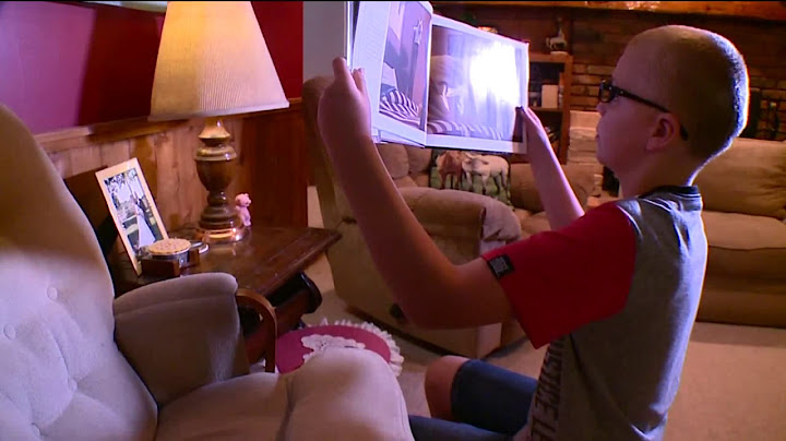 A heartwarming gift for a 12-year-old boy who is seeing impaired