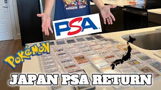 HUGE PSA JAPAN POKÉMON RETURN —100+ CARDS REVEALED! | PSA Grading Submission Return