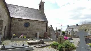 L&#39;église Saint Nicodème, 22160, Côtes d&#39;Armor, Brittany, France 20th April 2024 #4k #church