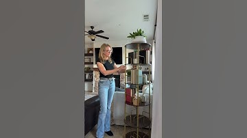 Elevate Your Space with a Stunning Rotating Bookshelf #bookdecor