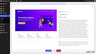 How to Delete a WordPress Theme with Aura One