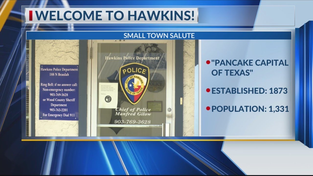 SMALL TOWN SALUTE Hawkins is known as the pancake capital of Texas