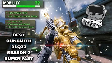 BEST FAST🔥☢️NEW ADS+LOW HITMARKER DLQ33 Gunsmith Setup! BEST DLQ33 Loadout? DLQ33 CODM Attachments