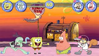 Reef Rumble 2 Vs 2 Spongebob Vs Sandy And Squidward Vs Patrick