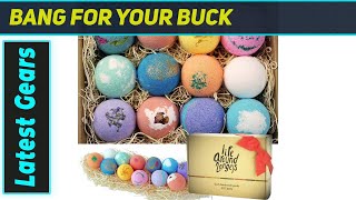 LifeAround2Angels Bath Bombs – Best Fizzy and Moisturizing Bath Bombs Set