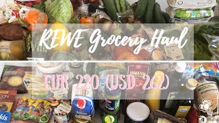 German Grocery Haul 2021 | REWE | Shopping in Germany screenshot 1