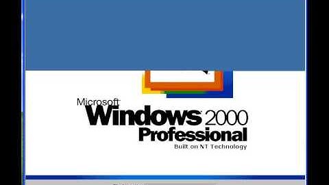 Windows 2000 shutdown and startup on Microsoft Virtual PC 2007 (NO MUSIC)