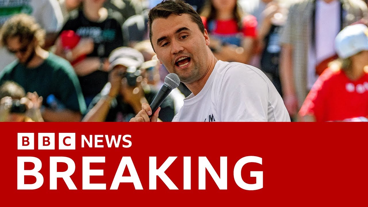 Charlie Kirk dies after being shot at campus event in Utah, says Donald Trump | BBC News Charlie Kirk dies after being shot at campus event in Utah, says Donald Trump | BBC News
