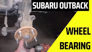 Changing a Wheel Bearing on a 2015-2019 Subaru Outback