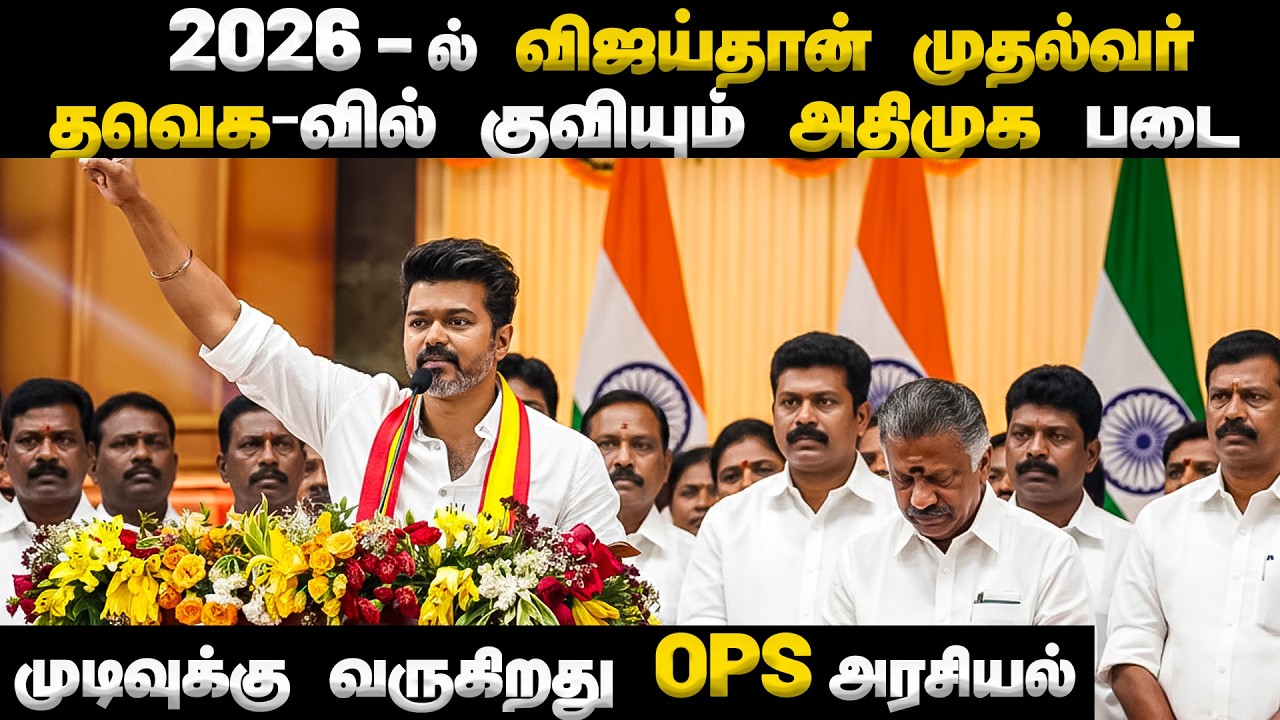 ஓபிஎஸ் கூடாரம் காலி! விஜய் கட்சியில் இணைந்த 500 நிர்வாகிகள்! | 2026 Election: TVK vs DMK vs ADMK