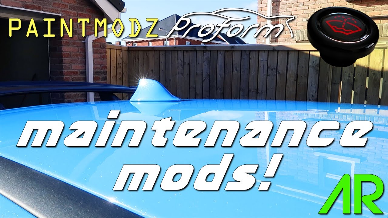 PAINTMODZ SHARK FIN AERIAL & WASHER BOTTLE BUNG INSTALL! | MAINTENANCE MODS | FOCUS RS