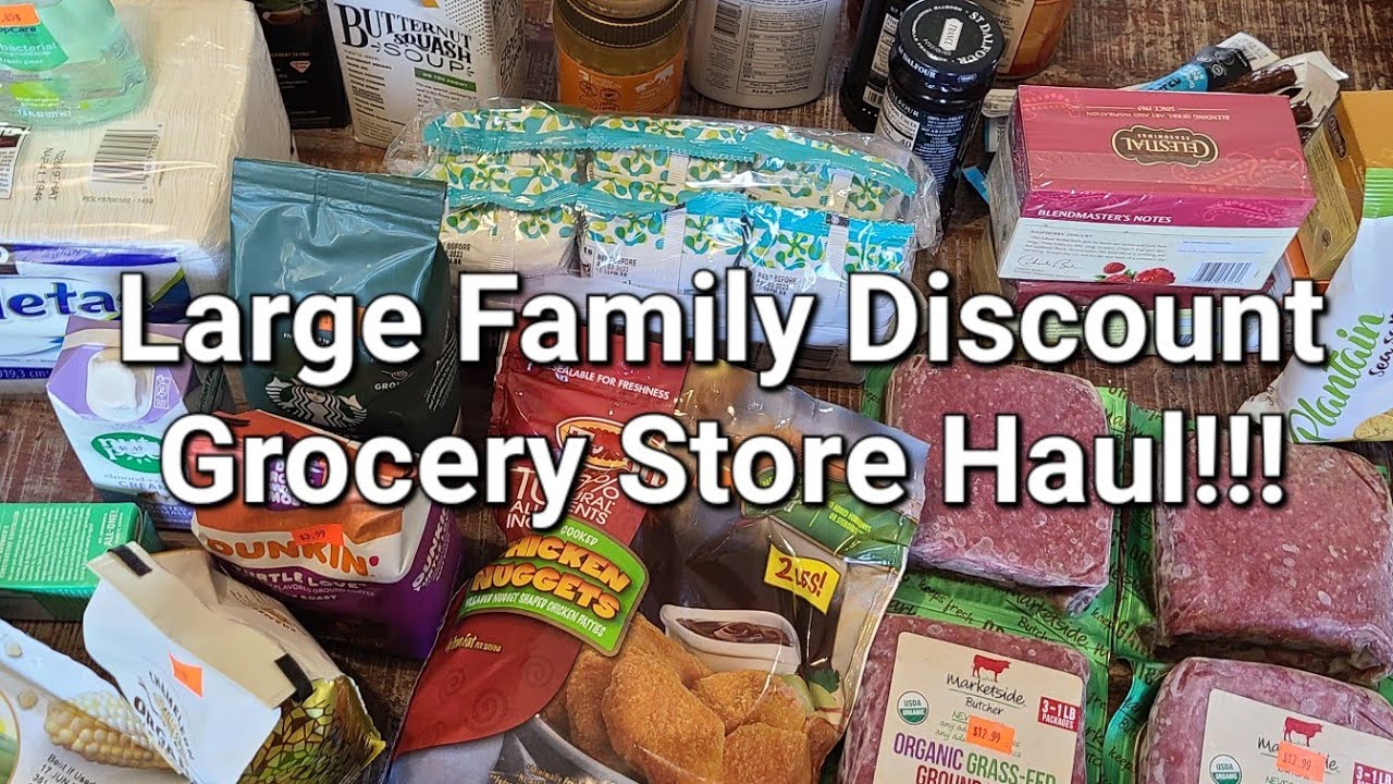 Large Family Discount Grocery Store Haul!!! ☕️🍽 YouTube