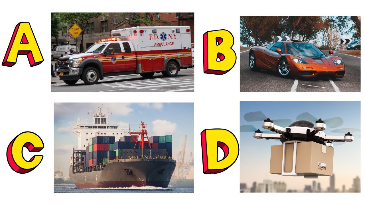 ABC Vehicle Rhymes from A to Z! | Fun & Educational Transport Song for Kids