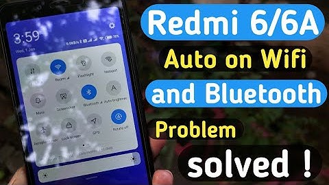 Auto on bluetooth and wifi in redmi 6/6A after pie update  solved 💪😄👌| Bug fixed in redmi 6/6A