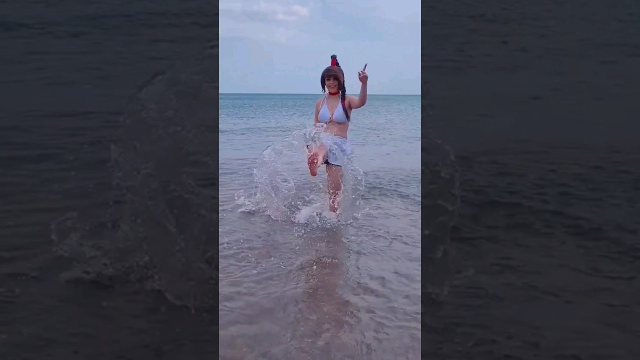 Beach photoshoot! Avatar the Last Airbender Ty lee #cosplay #avatar #cosplaygirl