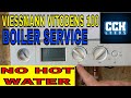 Viessmann Vitodens 100 No Hot water  Boiler Service - Viessmann Boiler