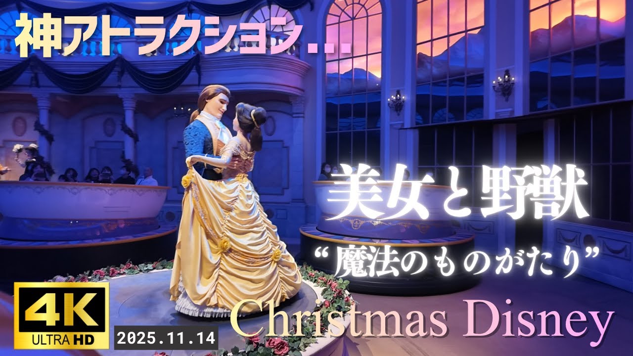 【衝撃】美女と野獣“まほうのものがたり”乗ってみた！感動の神アトラクション