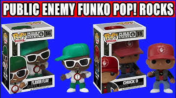 Public Enemy Chuck D 15 & Flava Flav 16 Funko Pop! Rocks-No Hype Ep 109