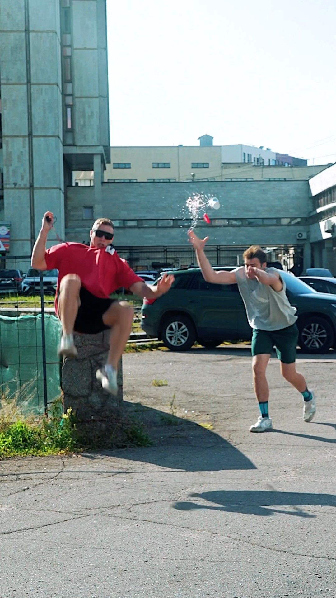 Parkour Athlete Pretended to Be a Blind Man Prank?? #kiryakolesnikov #prank #funny #comedy #stunt