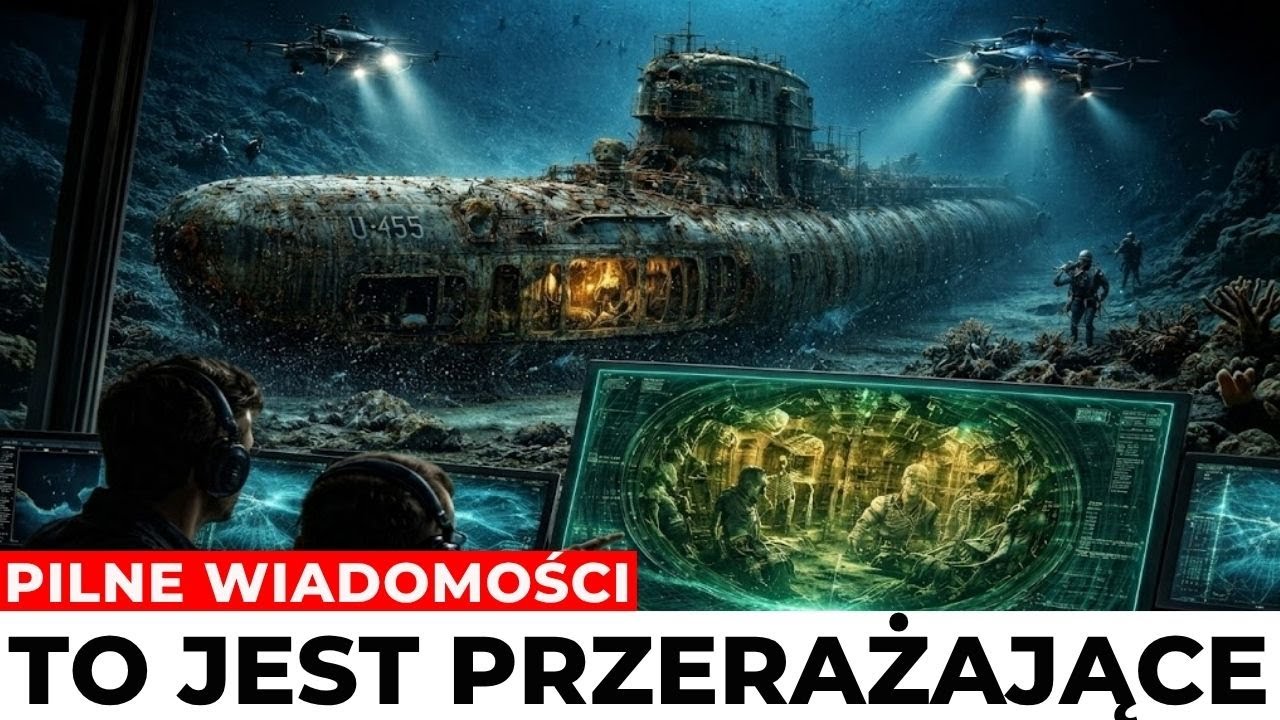 Odnaleziono wrak U-Boota z II wojny z załogą w środku: zagadka U-455 ...