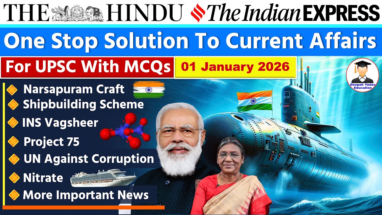 1 January 2026 Indian Express Newspaper Analysis | The Hindu Analysis ...