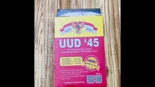 Buku UUD 1945 / Kuhp / KUHD / 3 Undang Undang Dasar