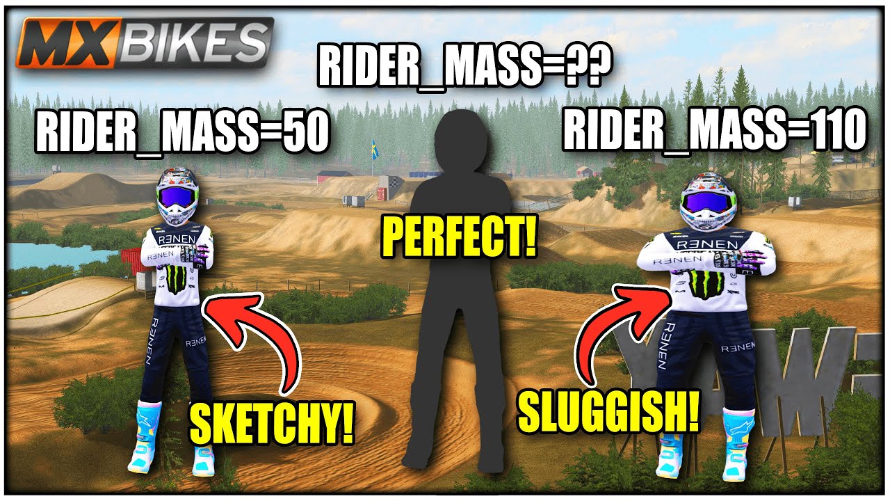 How Rider Weight Effects EVERYTHING in MX Bikes! (ITS INSANE) YouTube