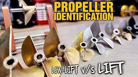 How To Distinguish Low, Med, high Lift Props Fast Electric RC Boat Propeller Identification