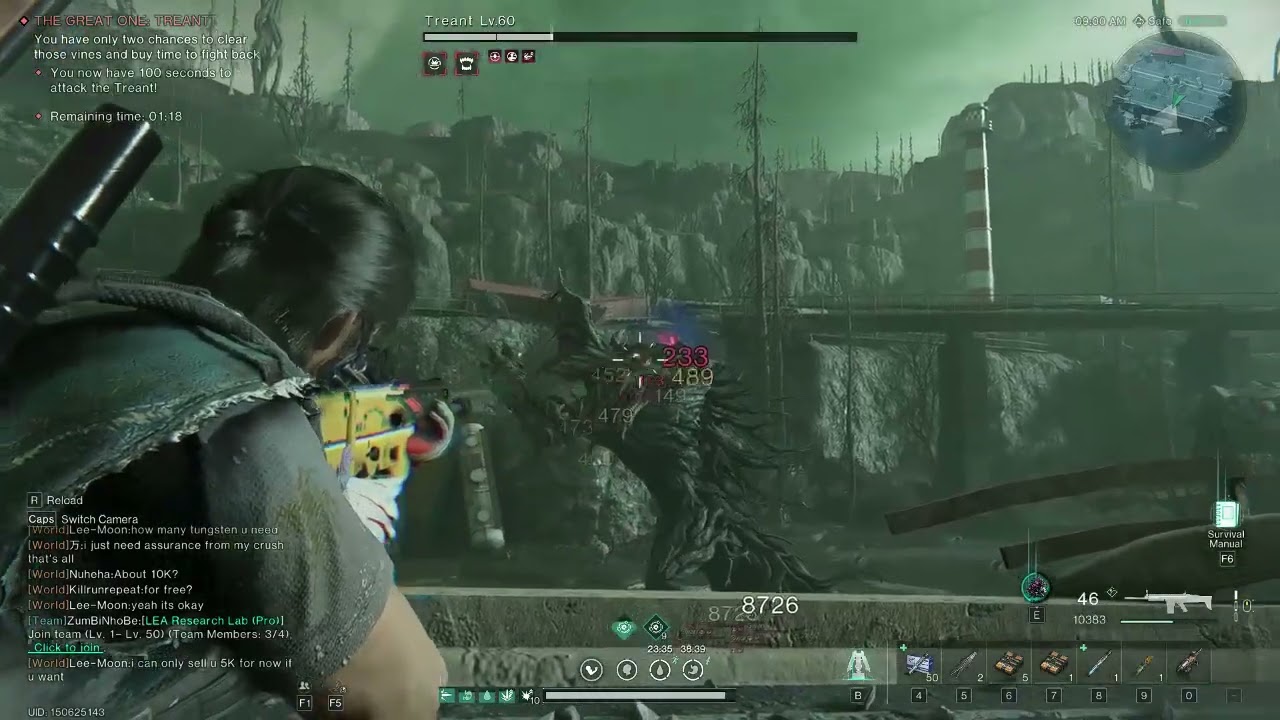 No reload Shrapnel vs Treant Pro