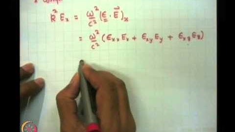 Mod-01 Lec-28 Electromagnetic waves propagation in magnetise plasma