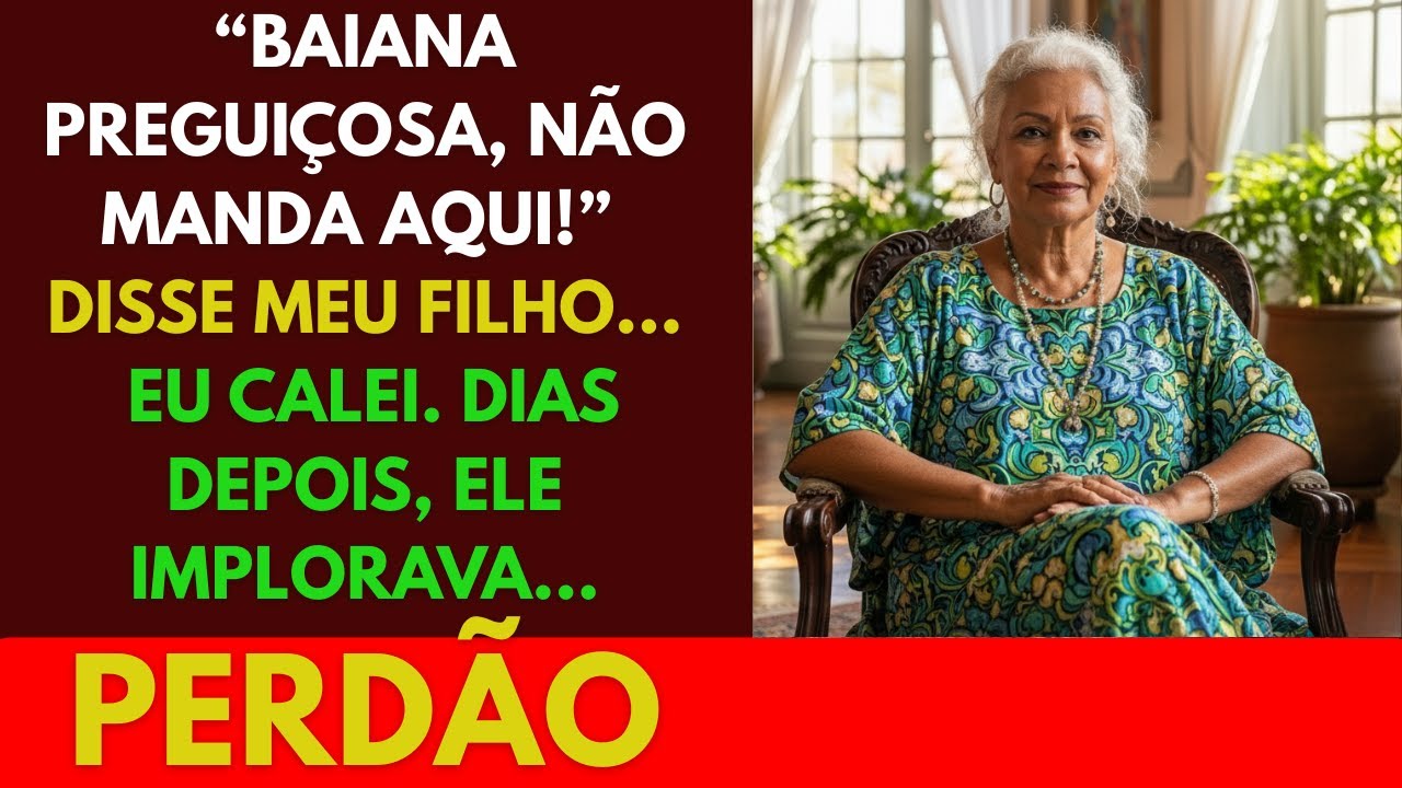 “BAIANA PREGUIÇOSA não manda aqui!” – disse meu filho… Eu calei. Dias depois, ele implorava perdão