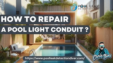 How to Repair a Pool Light Conduit? My New Technique!