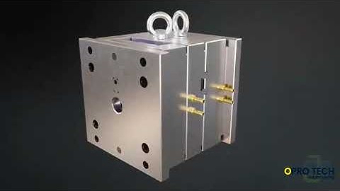 a 3D animation video that brings the entire tooling mold structure to life.